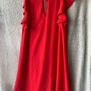 Vince Camuto coral dress above knee length